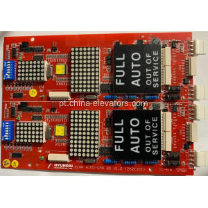 Placa de exibição de lop duplex 262c201 para elevadores da Hyundai